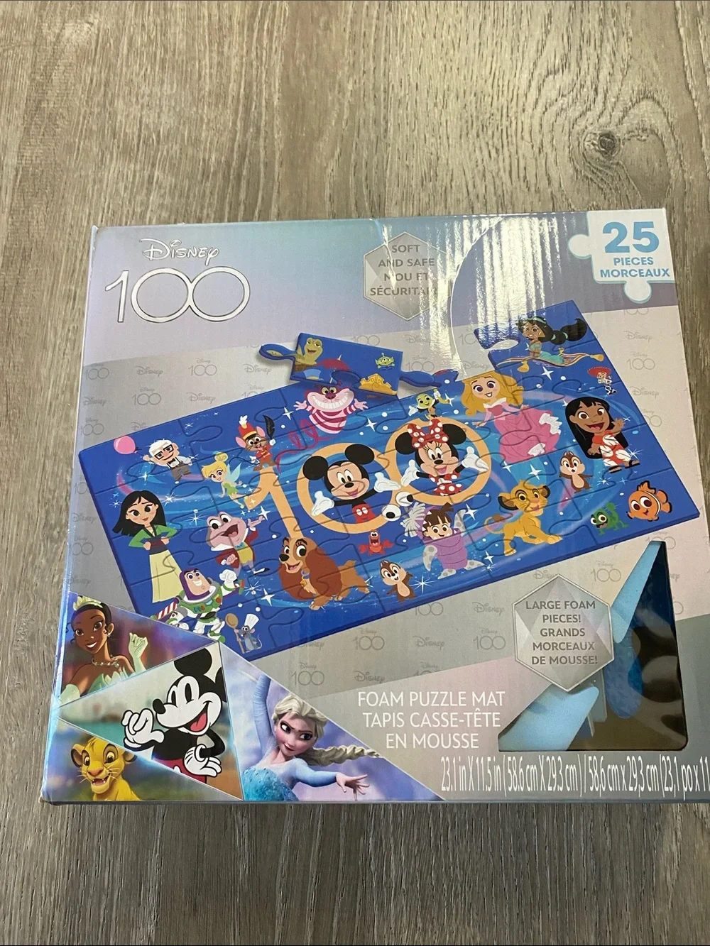 Disney’s 100th 25 piece Toddler Foam Puzzle